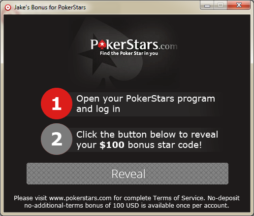 PokerStars Bonus Code – Jake’s 0 Bonus For PokerStars | Rare